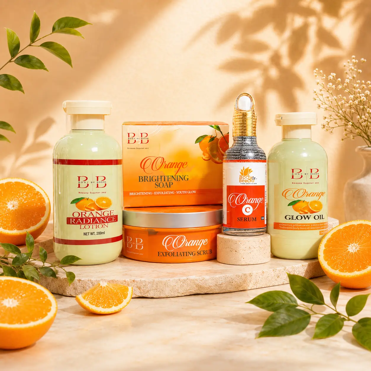 Orange Glow Set